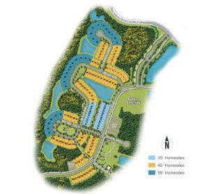 WaterSong at RiverTown Homes For Sale map - Phase 1.