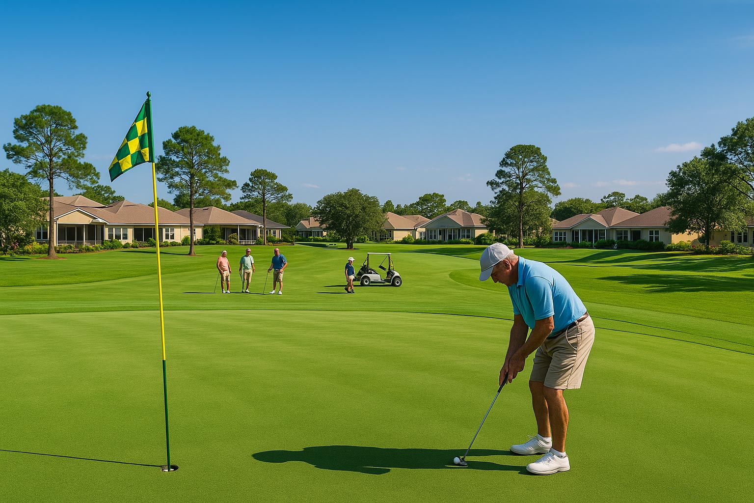 Duval County Active Adult Communties - Golfing Scene
