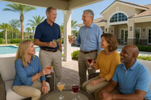 St. Johns Active Adult Communities Amenities Center Happy Hour Photo