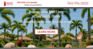 Duval County Active Adult Communties - pool Scene Banner