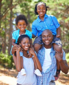 Clay County family hiking