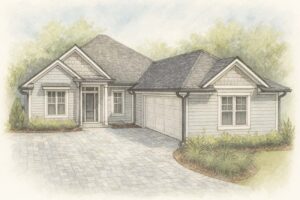 Clay County new construction home rendering