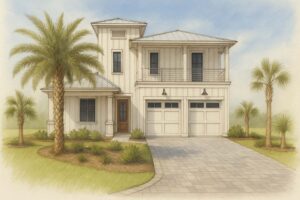 Duval County new construction home rendering