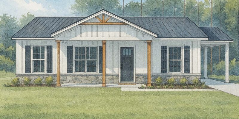 1% new construction buyer rebate - St. Johns buyer rebate, Duval buyer rebate, Clay County buyer rebate Nassau County buyer rebate home rendering