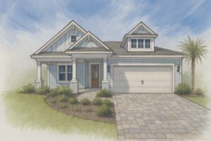 St. Johns County new construction home rendering