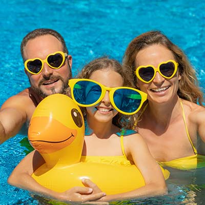 St. Johns County new home communities - Family Swimming - Jacksonville new construction homes, Duval County new home builds, Northeast Florida home builders, St. Johns new communities