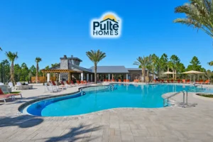 The Landings at Saint Johns pool. Homes for sale
