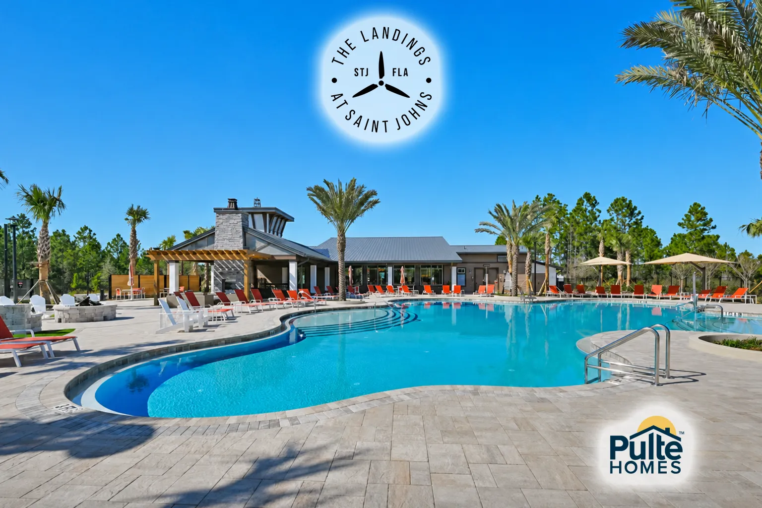 The Landings at Saint Johns pool. Homes for sale The Landings at Saint Johns pool. Homes for sale