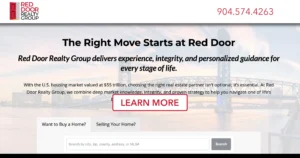 Jacksonville real estate banner: Red Door Realty Group