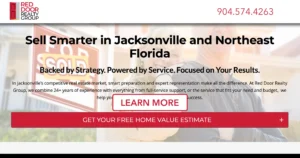 Jacksonville home sellers banner: Red Door Realty Group
