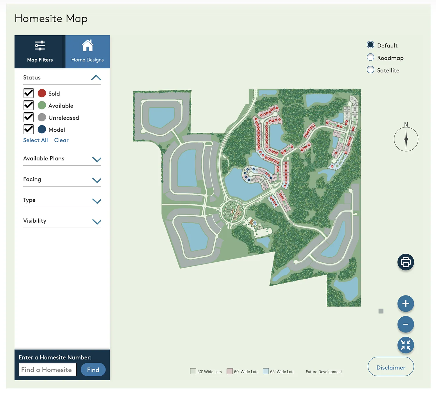 The Landings at Saint Johns community map