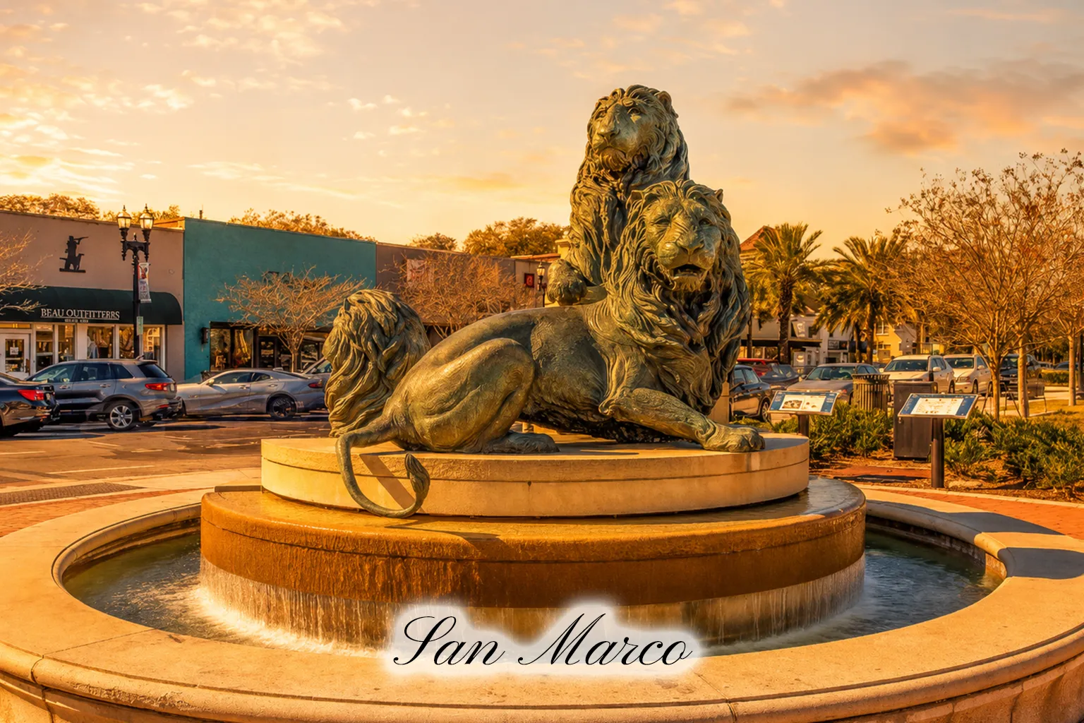 San Marco Iconic Lions: Homes For Sale Hero Image