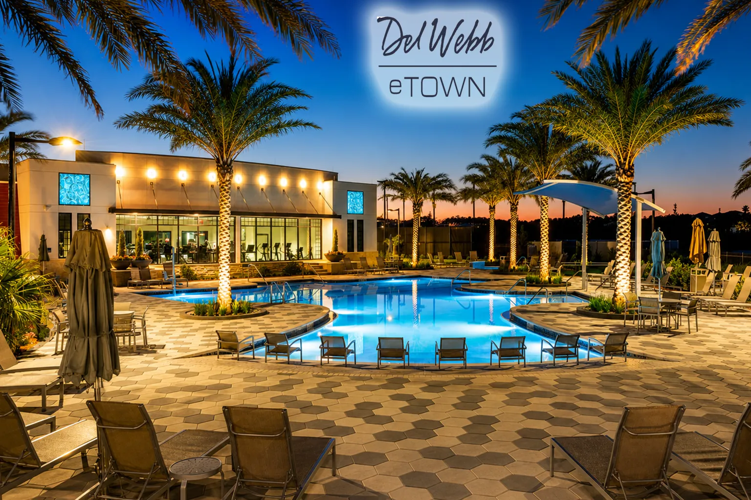 Del Webb eTown resort pool