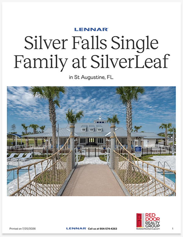 Silver Falls in Silverleaf Homes For Sale Booklet Cover