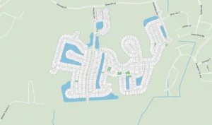 Silver Falls in Silverleaf Homes For Sale Community Map