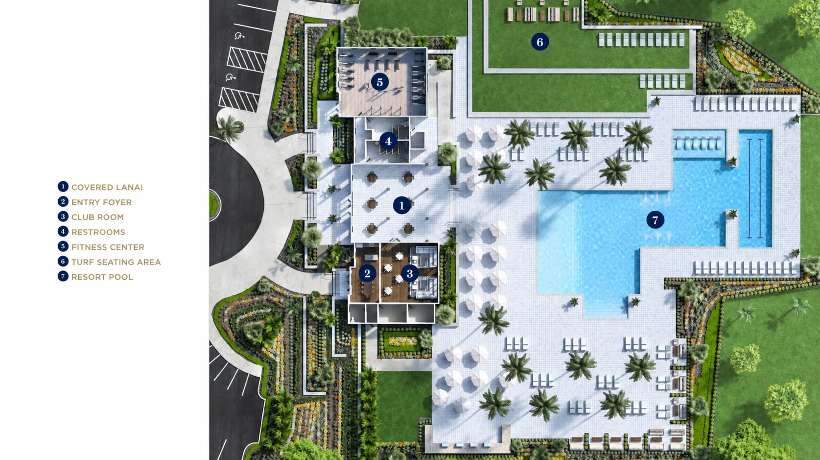 Newbrook at SilverLeaf amenities center site plan